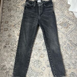 Frame Denim Charcoal Slim Jeans